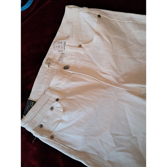 NWT J.Crew Size 26 White Denim 8" Midrise Skinny Jeans 28" Inseam Stretch G1972 - Picture 4 of 11